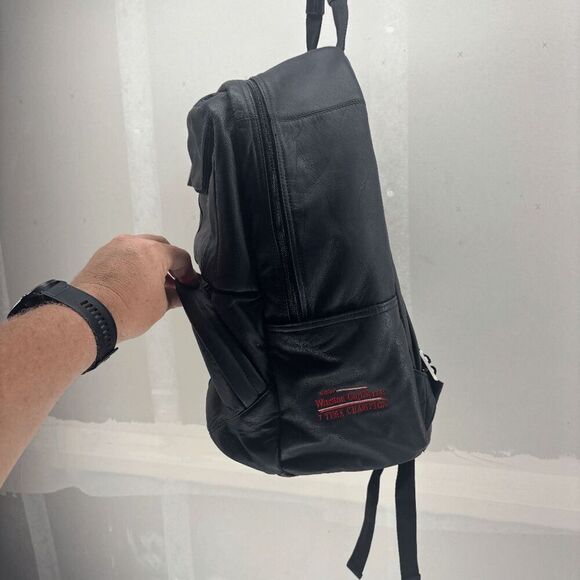 Vintage Wilson Leather Dale Earnhard Intimidator Winston Cup Champion Backpack - Picture 8 of 8